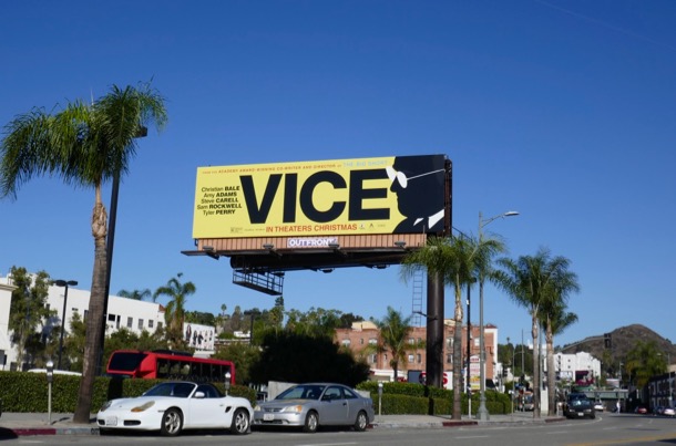 Vice film billboard Cahuenga Boulevard Vice film billboard