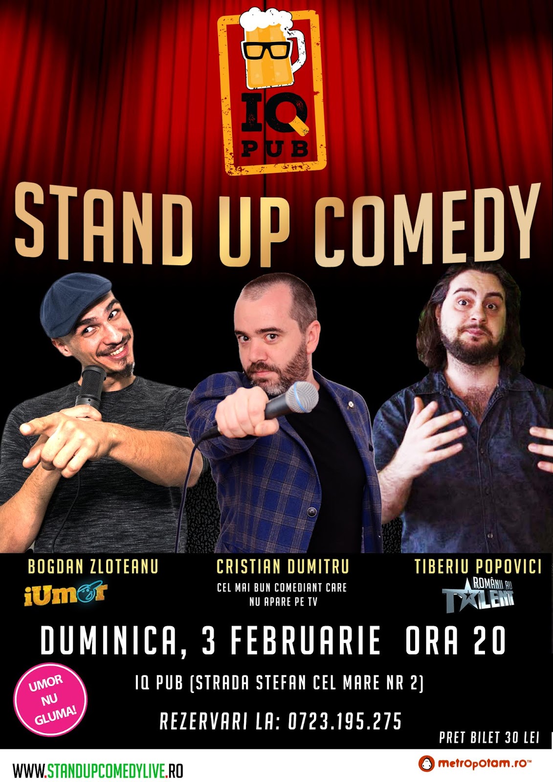 Stand-Up Comedy Constanta Duminica 3 Februarie 2019