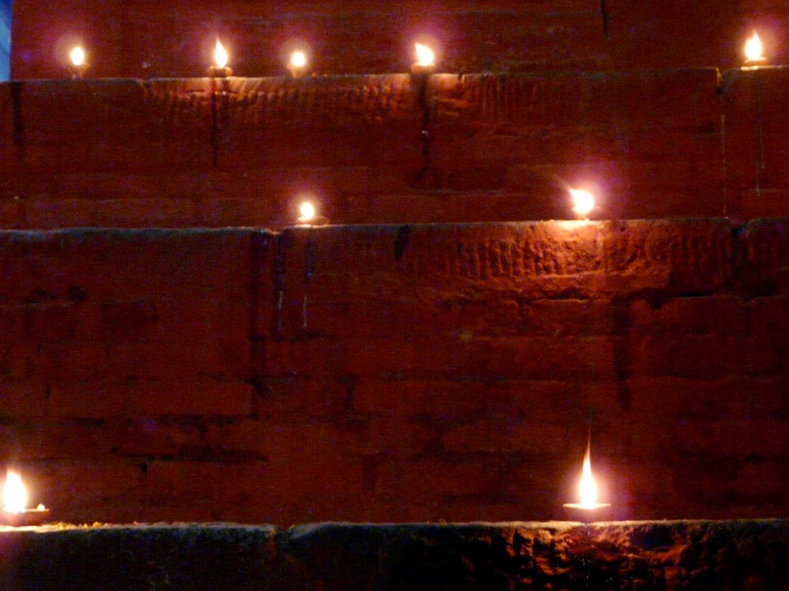 Tihar, candles, divali, lights, hindu