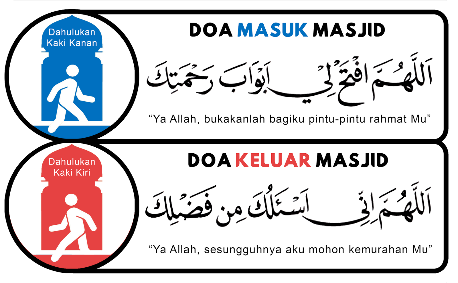 Doa Masuk Masjid Dan Keluar Masjid - Homecare24