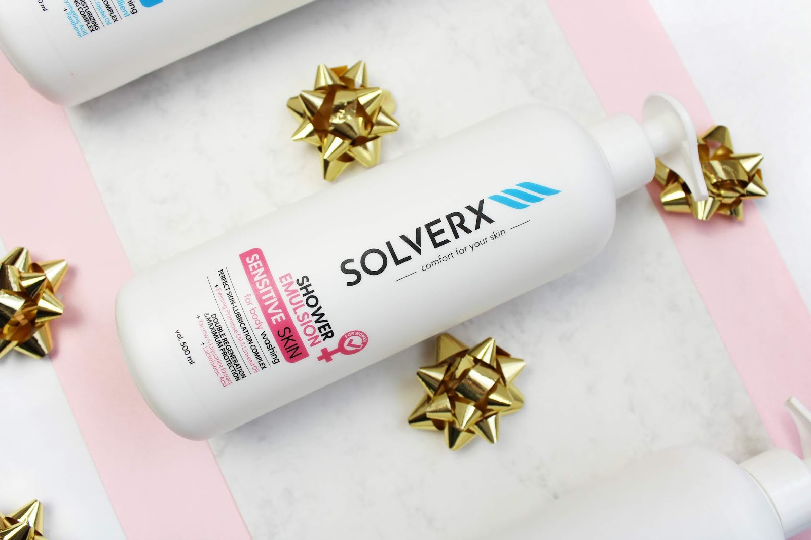 Solverx, Emulsje do mycia ciała dla skóry wrażliwej oraz atopowej - Naturalne dermokosmetyki do kąpieli