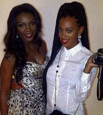 Genevieve Nnaji Spotted Together With Solange Knowles. 3
