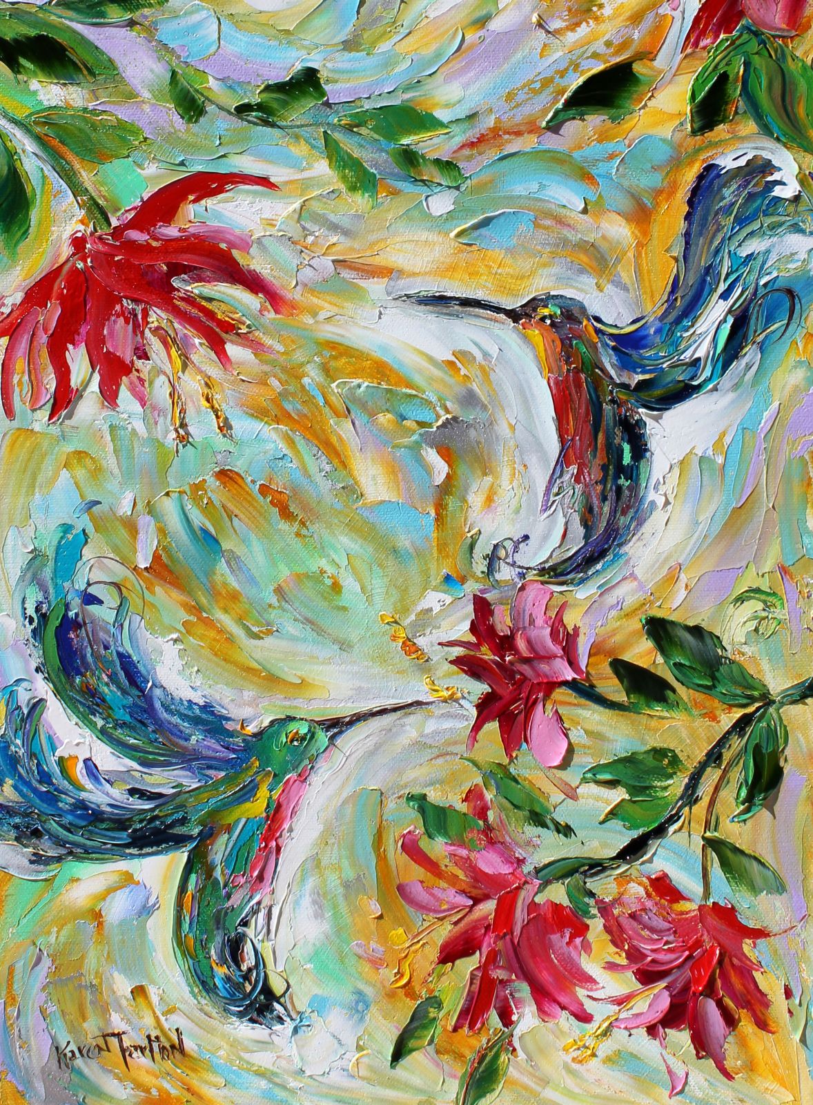 Karen Tarlton Original oil paintings and colorful prints by Karen Tarlton