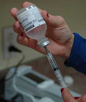 truco para una inflamación por inyeccion o vacuna