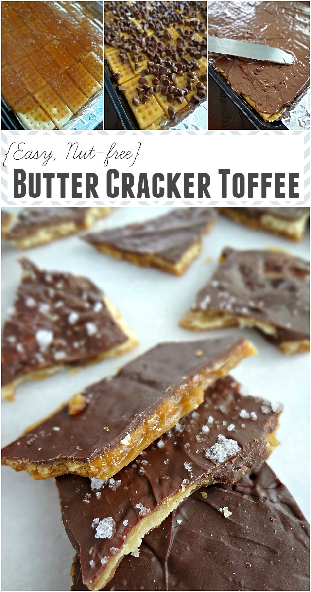 Butter Cracker Toffee {Easy, Nut-free} Butter Cracker Toffee {Easy, Nut-free}
