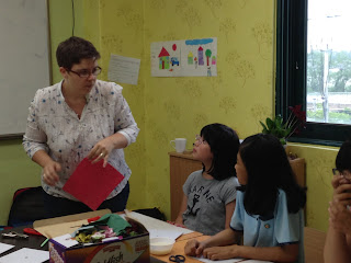 HanjiNaty Hanji Workshop with Korean students