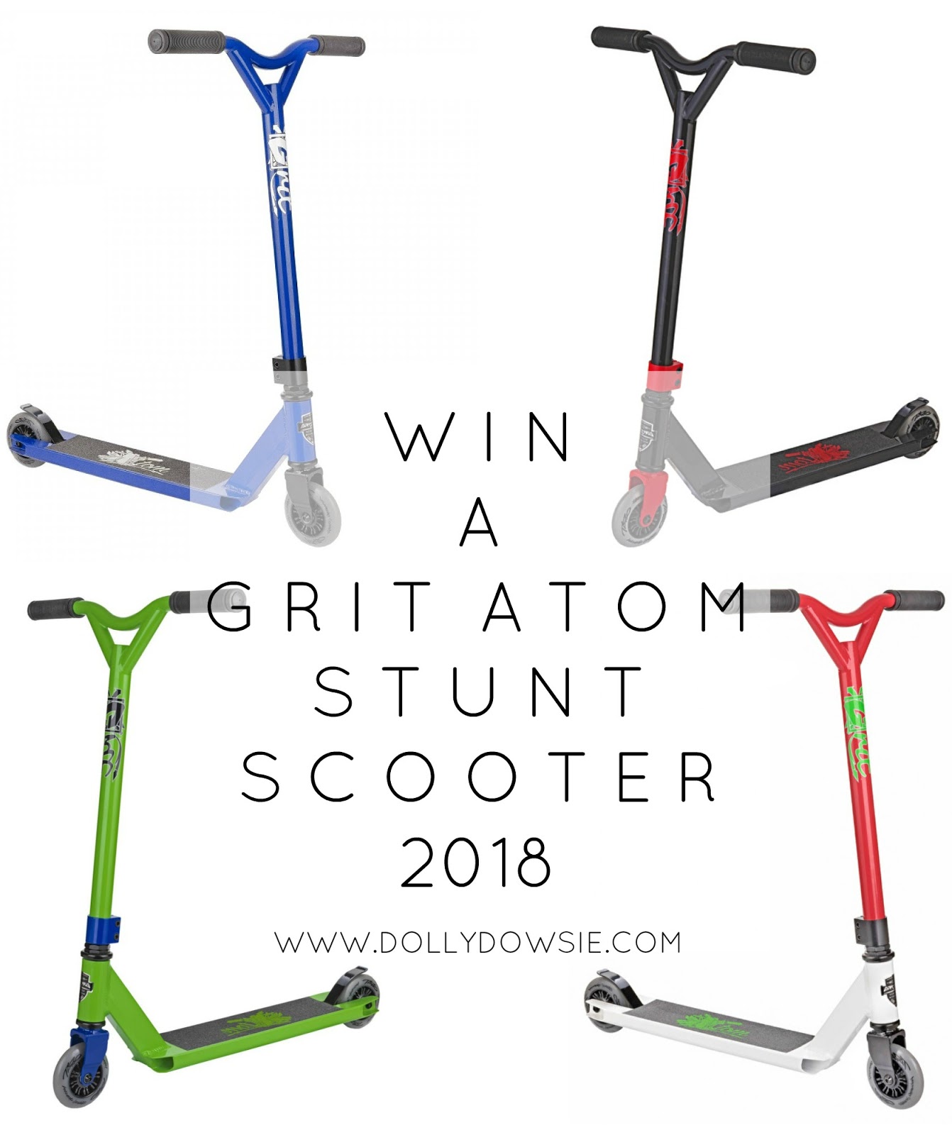Giveaway Win a Grit Atom Stunt Scooter 2018 From Skates.co.uk ♥