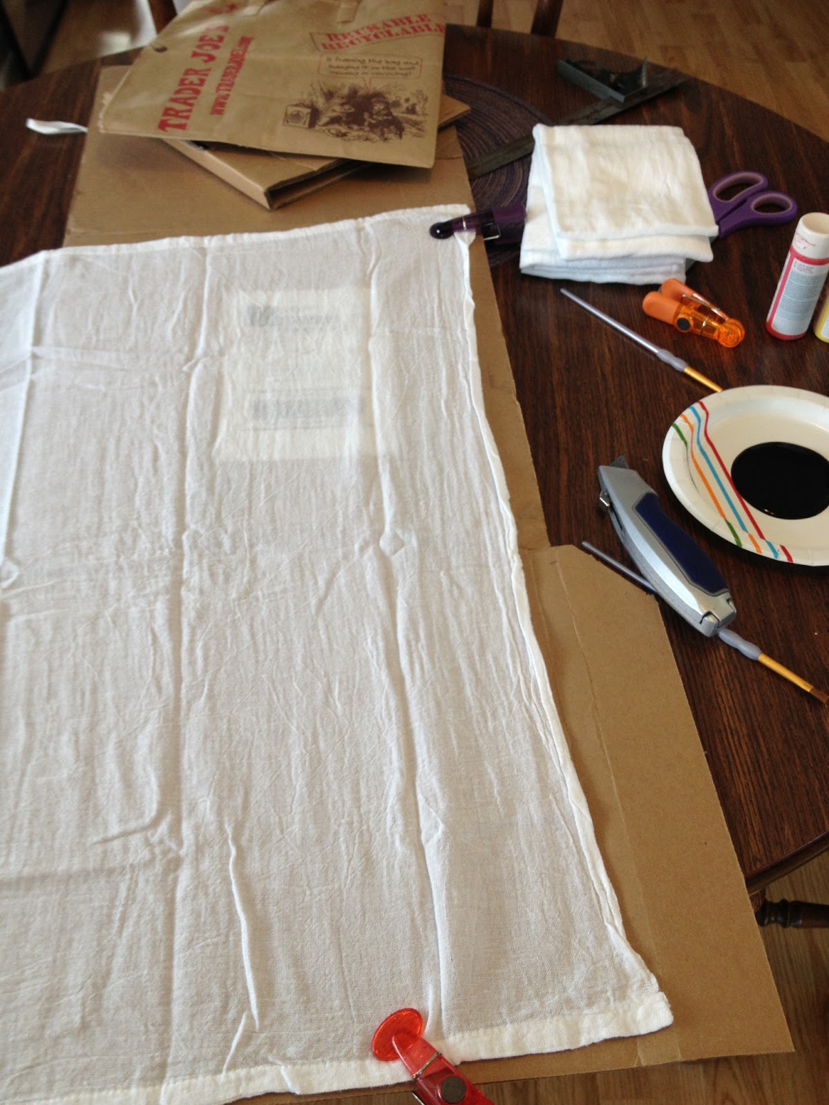 The Mellow Mallow DIY Hand Painted Tea Towels