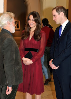 Kate Middleton and Prince william with Paul Emsley