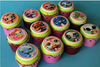 Cupcakes Littlest Pet Shop para Fiestas Infantiles