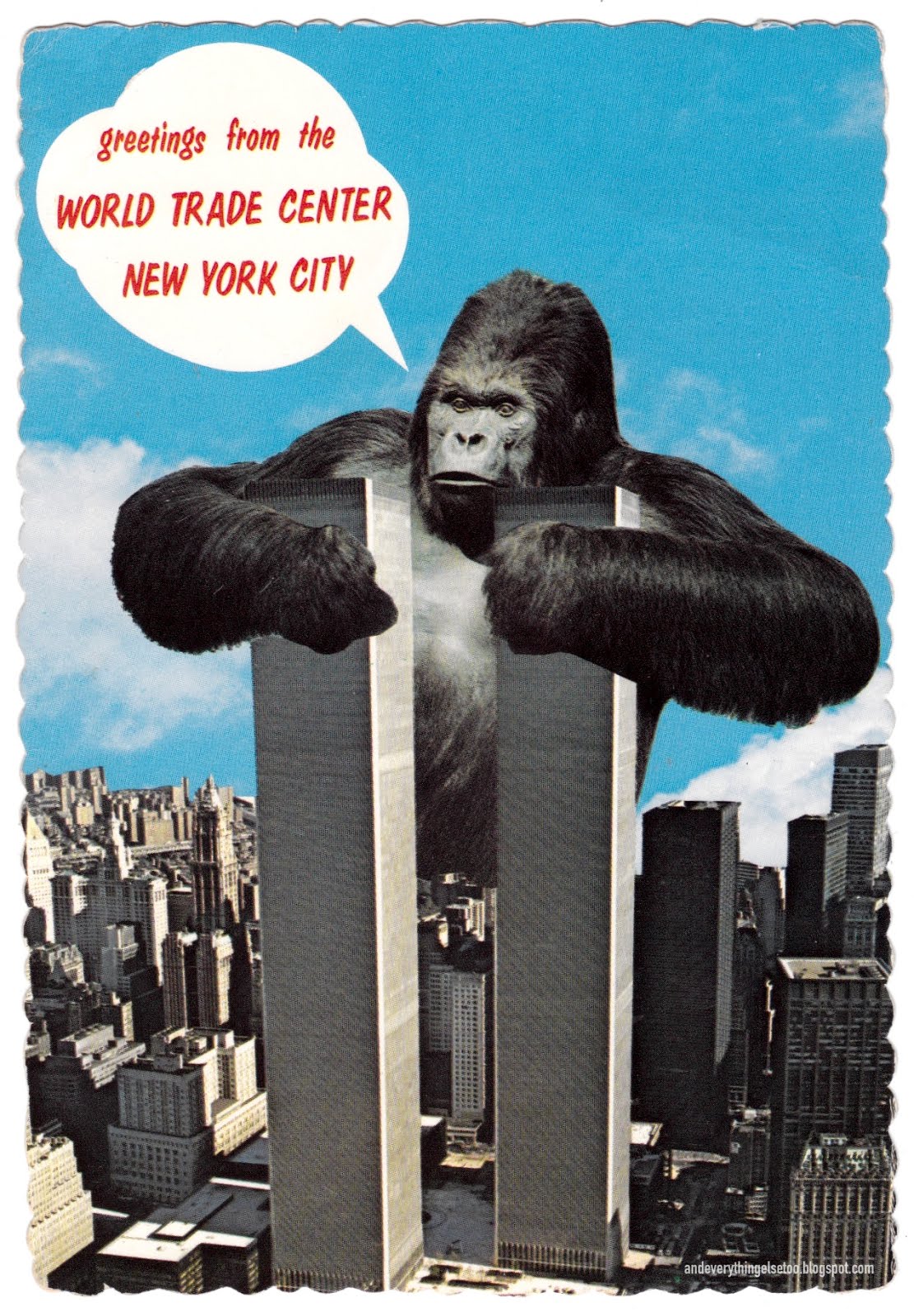 Gorilla Climbing Empire State Building