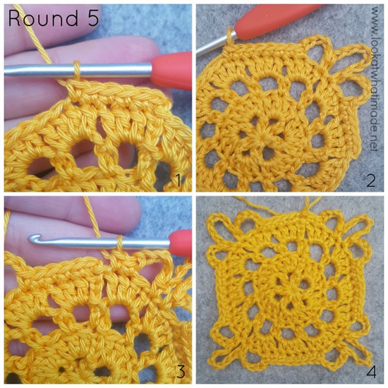 Emma crochet square, Nederlands haakpatroon tour 5 | Happy in Red Emma crochet square, Nederlands haakpatroon tour 5 | Happy in Red