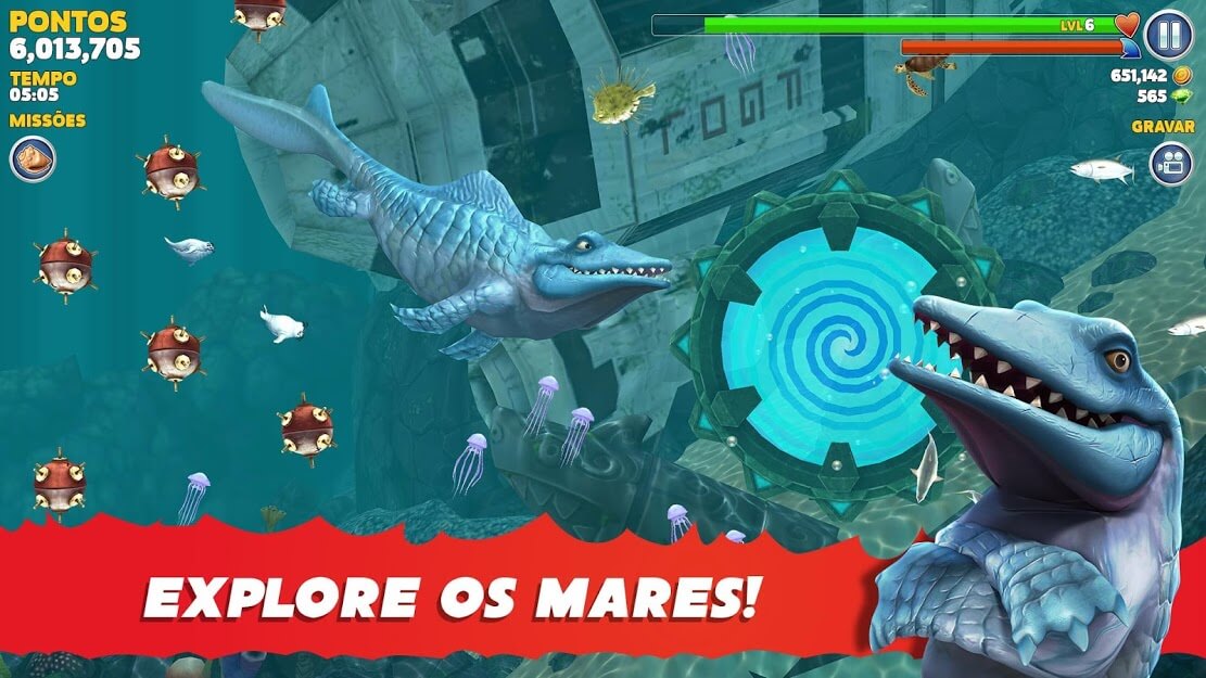 Hungry Shark Evolution Dinheiro Infinito / Apk Mod Menu v 9.3.0