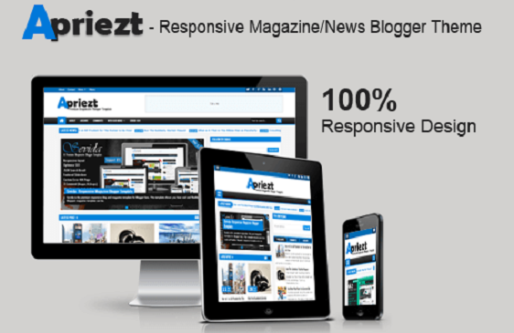 Apriezt Responsive Template – Cool Blogger Theme Apriezt Responsive Template – Cool Blogger Theme