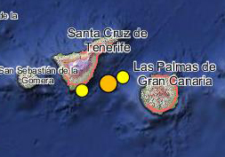 nuevo terremoto  entre gran canaria y tenerife 28 julio