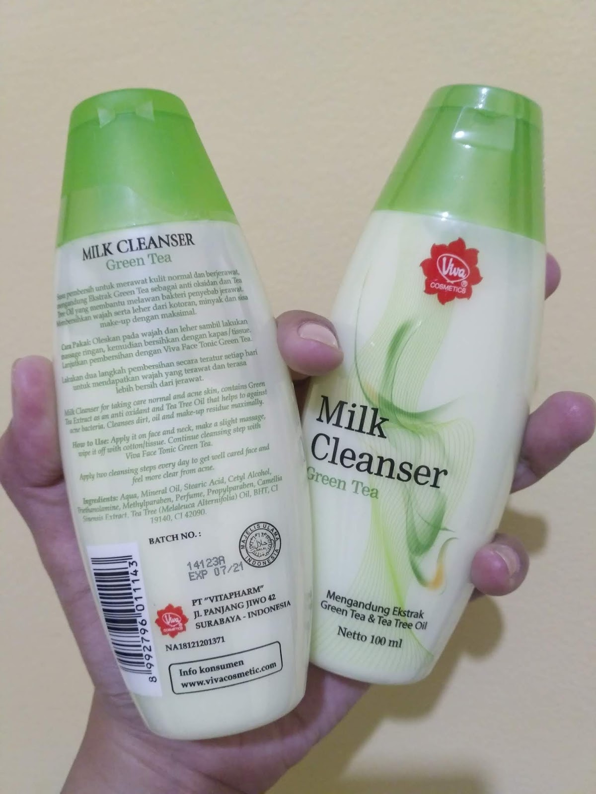 Viva Milk Cleanser Green Tea