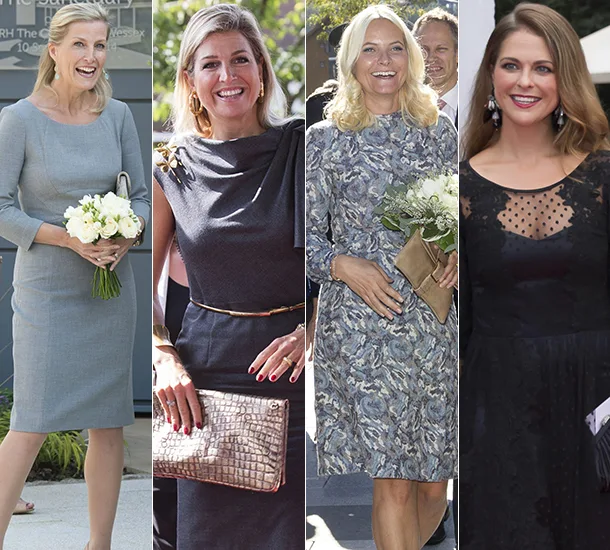 Countess of Wessex, Queen Maxima of the Netherlands, Princess Mette-Marit of Norway and Princess Madeleine of Sweden