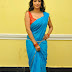 Indian Model Vaibhavi Joshi Stills In Blue Saree