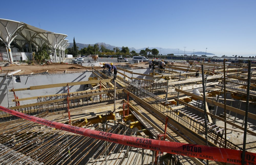 Split Airport's terminal construction advances