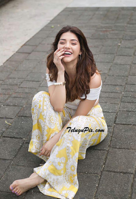 MEHREEN KAUR PIRZADA latest photo shoot in white colour dress