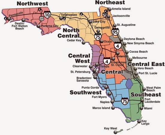 Florida State Road Map Free Printable - Florida State Road Map