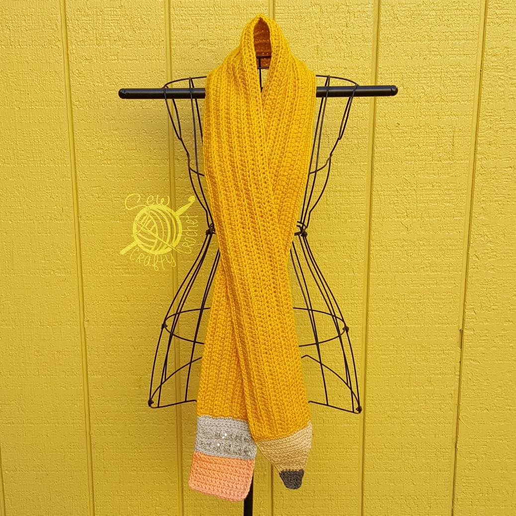 Crochet Pencil Scarves Sew Crafty Crochet
