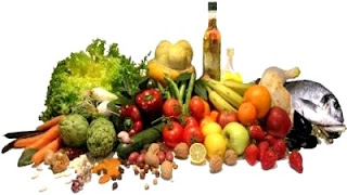 Alimentos Imagen de diversos alimentos que contienen vitaminas