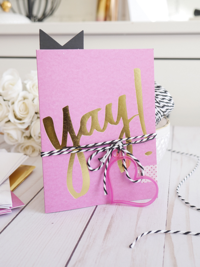 Send a Card To a Friend Day - Heidi Swapp Stationery Cards by Jamie Pate | @jamiepate for @heidiswapp