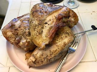 Picture of Chicken Breasts Done on the Green Egg -- Third Grill