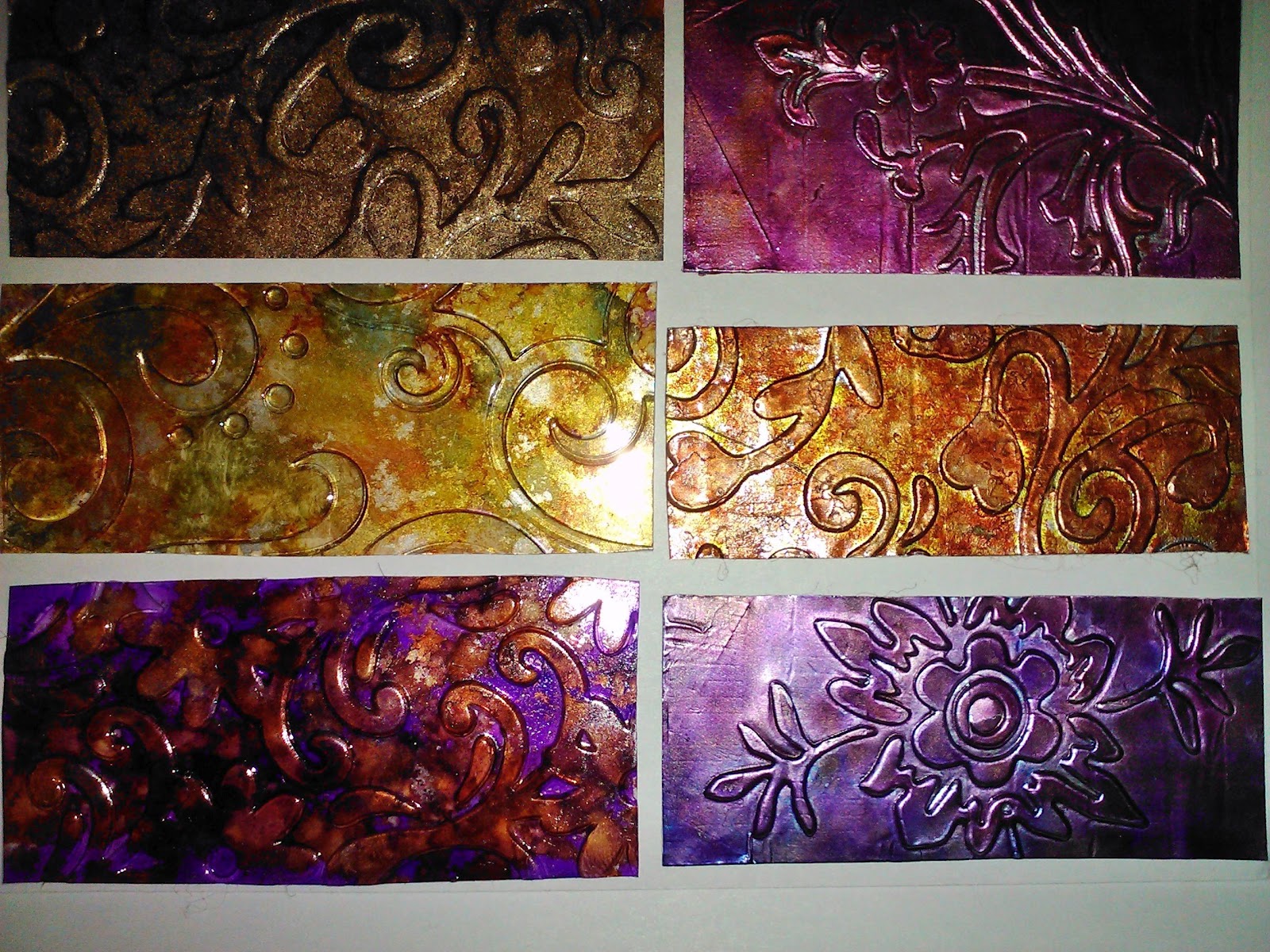 Shelissa's Craft's Embossing and Alcohol Ink