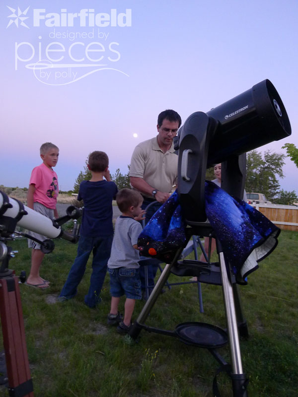 Pieces by Polly Custom Telescope Cover Father's Day Gift