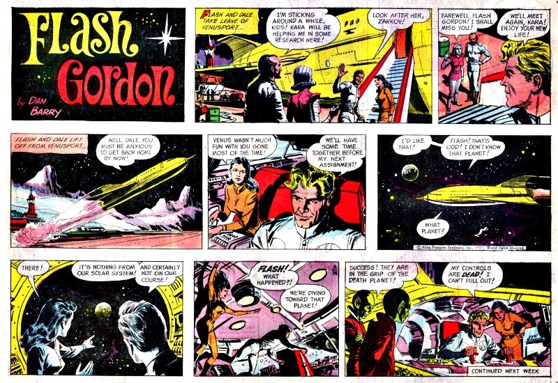 Books And Comics Flash Gordon S115 The Death Planet 1971 02 14 To 1971 05 02
