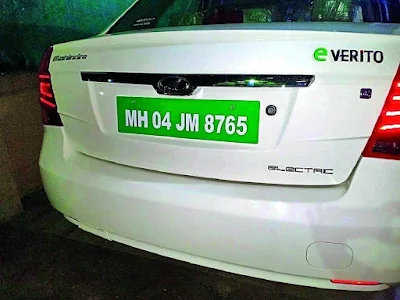 Green Number Plates Mandated on all Electric Vehicles