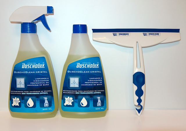 Limpieza mamparas baño Kit limpieza DUSCHOLUX