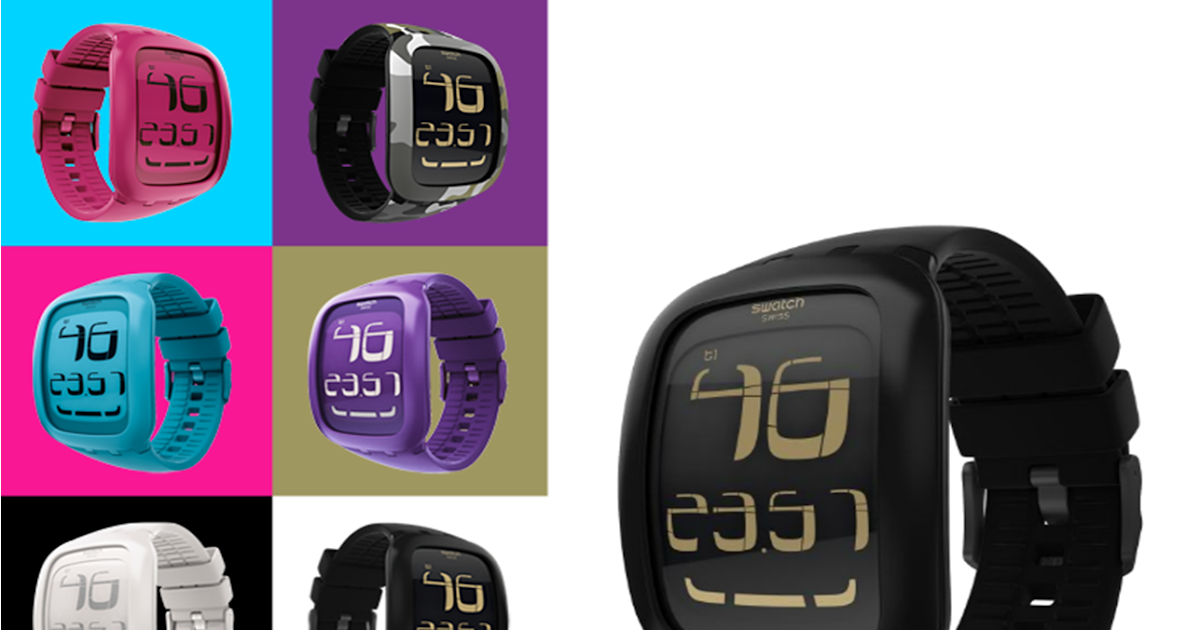 swatch swiss touch screen