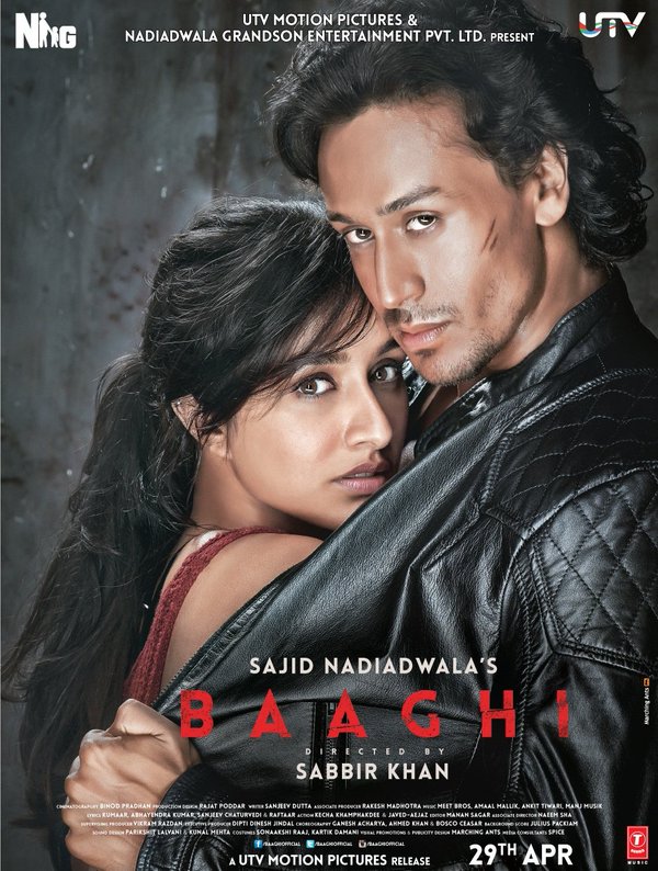 Baaghi first look, Poster of Tiger Shroff and Shraddha Kapoor downlod baaghi first look