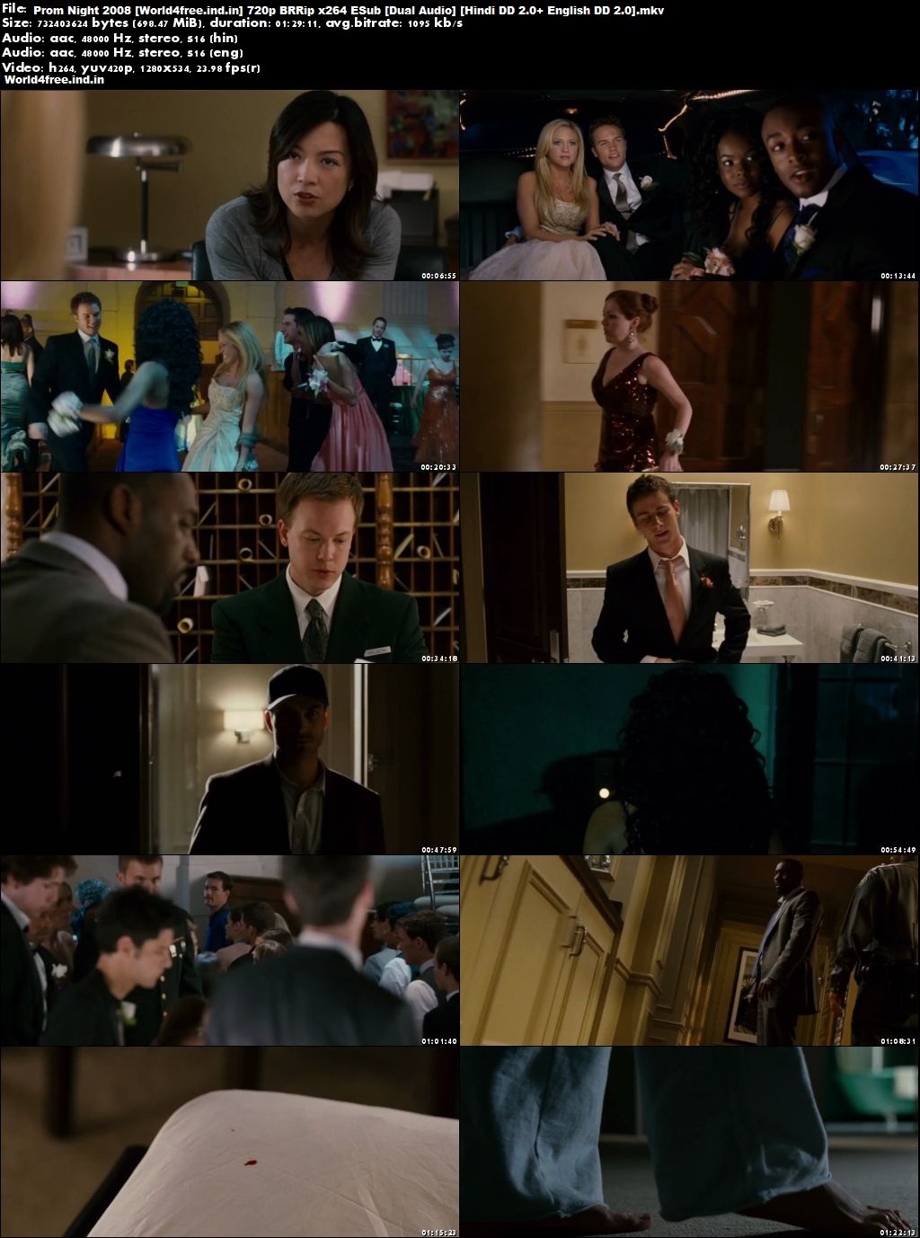 Prom Night 2008 Horror Movies 720p HD Hollywood Movie Dualmovies Prom Night 2008 Horror Movies 720p HD Hollywood Movie Dualmovies