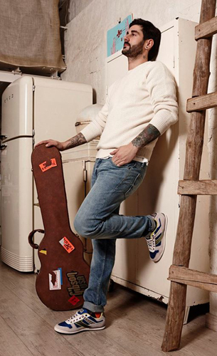 Yumas campaña primavera verano 2016 con Melendi, zapatillas deportivas Melendi zapatillas deportivas Yumas primavera verano 2016