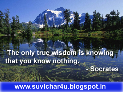 The only true wisdom is knowing that you know nothing. By Socrates 