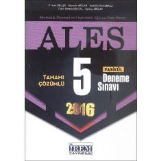 İrem Yayıncılık ALES Tamamı Çözümlü 5 Fasikül Deneme Sınavı (2016) İrem Yayıncılık ALES Tamamı Çözümlü 5 Fasikül Deneme Sınavı (2016)