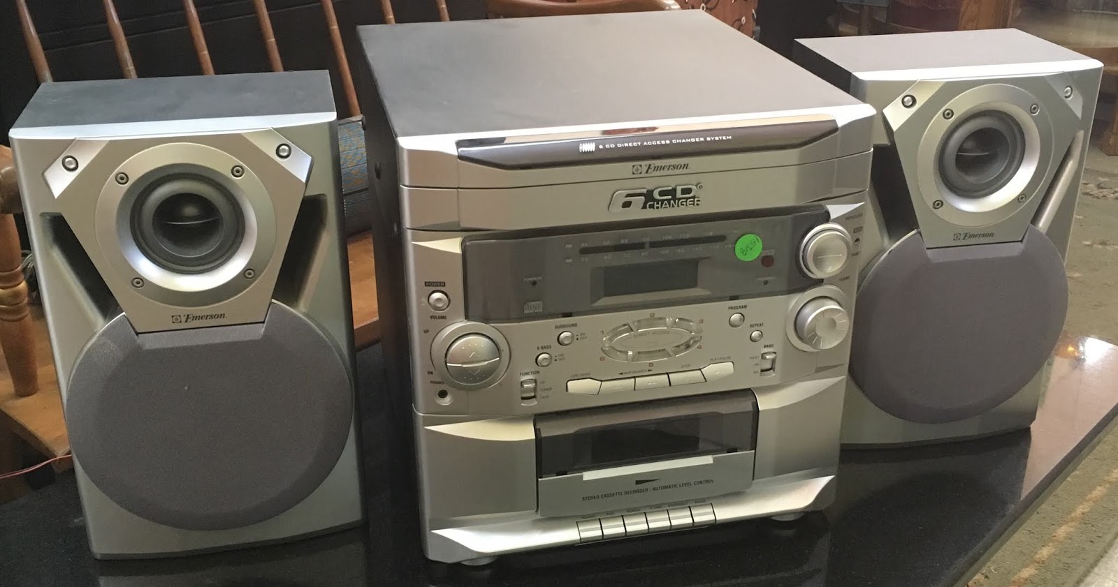 Uhuru Furniture & Collectibles: Emerson Stereo System - $55 SOLD