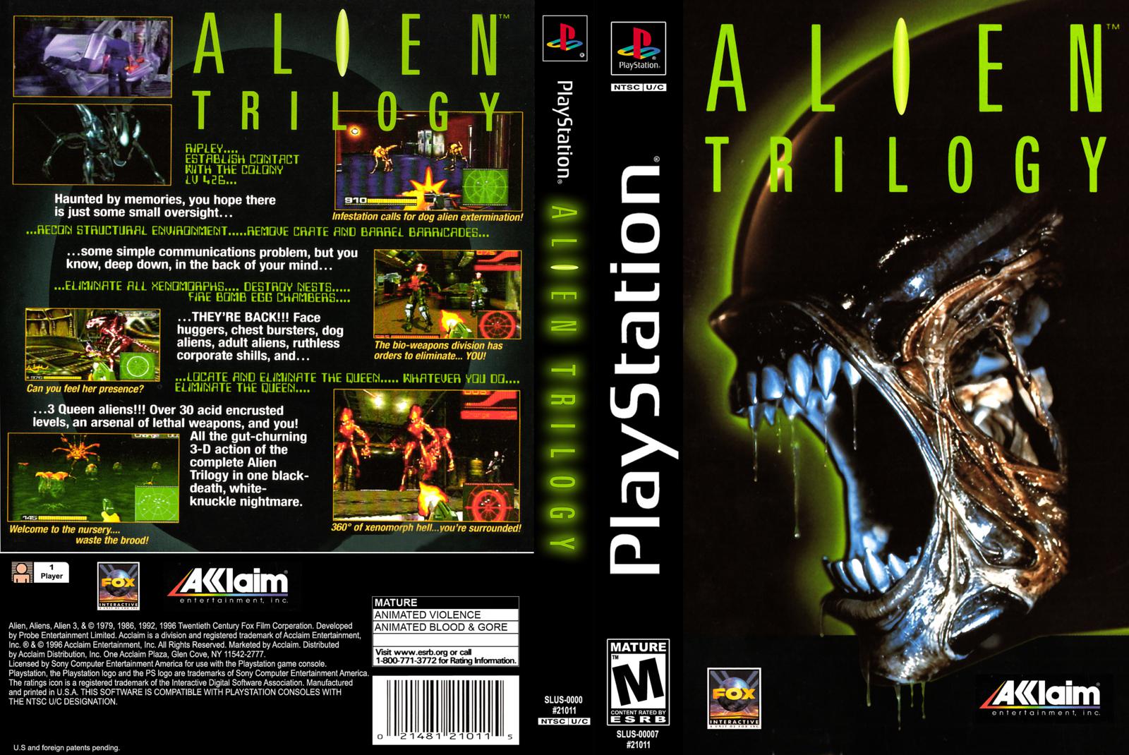Alien trilogy. Alien Trilogy ps1 обложка. Alien Trilogy ps1. Alien Trilogy PLAYSTATION 1. Ps1 2 в 1 Alien Trilogy.