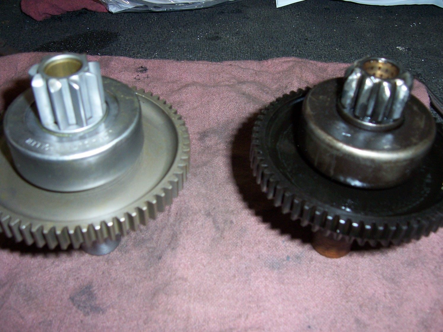 N2496N, '47 Cessna 120 Starter gear