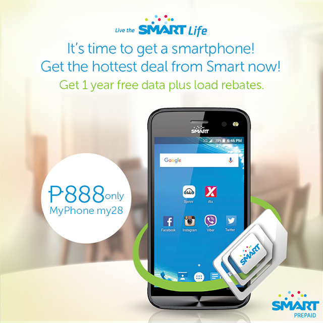 Smart offers P888 Prepaid Android smartphone