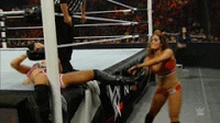 1.Nikki Bella vs Melina - Normal Rules (Women's Champ.) 6