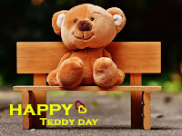 teddy day images, a brown teddy bear sitting on bench, teddy day images for whatsapp
