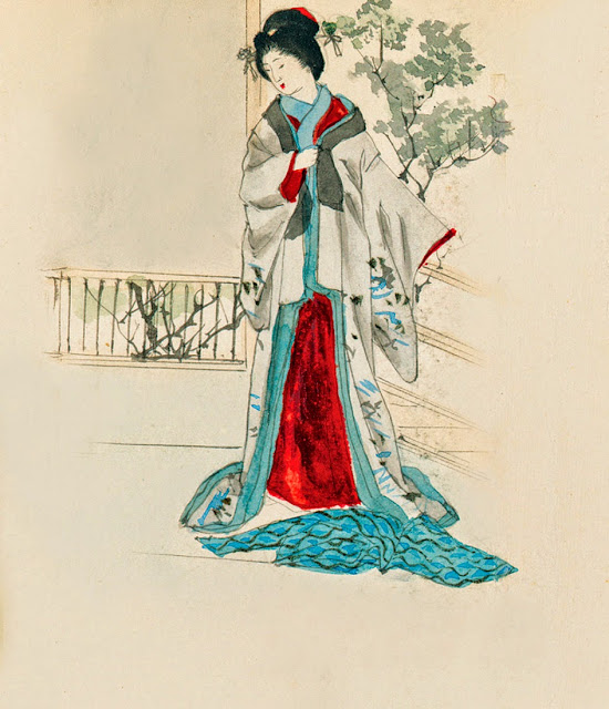 dipinto dell'era ukiyo-e in giappone