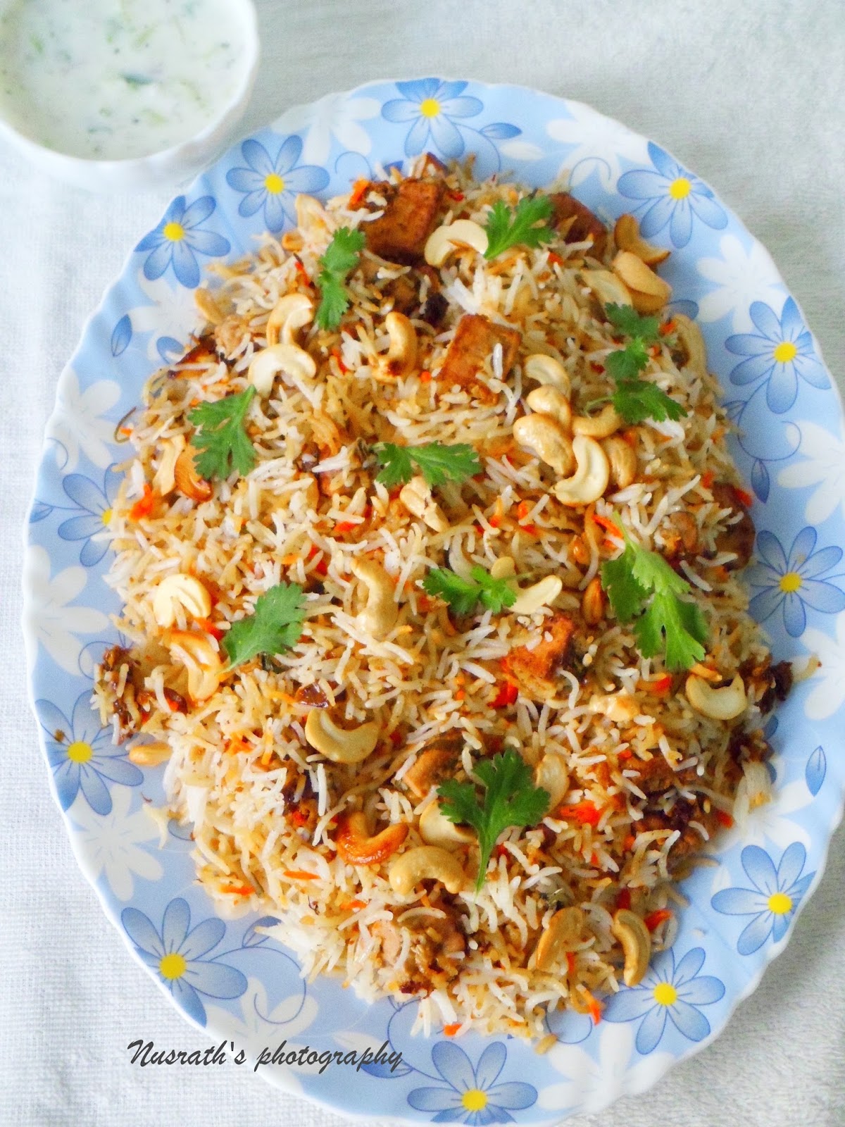 Raw Jack fruit dum biryani Kathal dum biryani Veg biryani using