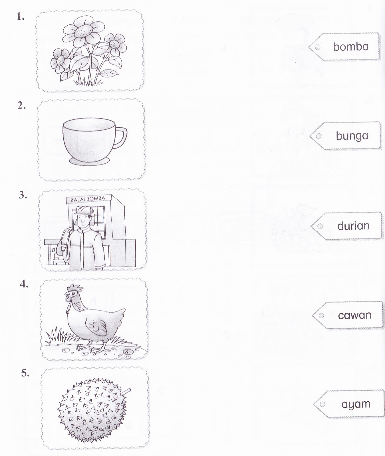 KSSR Bahasa Malaysia Tahun 1 Padankan Gambar Dengan Perkataan Yang Diberi kssr-bahasa-malaysia-tahun-1-padankan-gambar-dengan-perkataan-yang-diberi