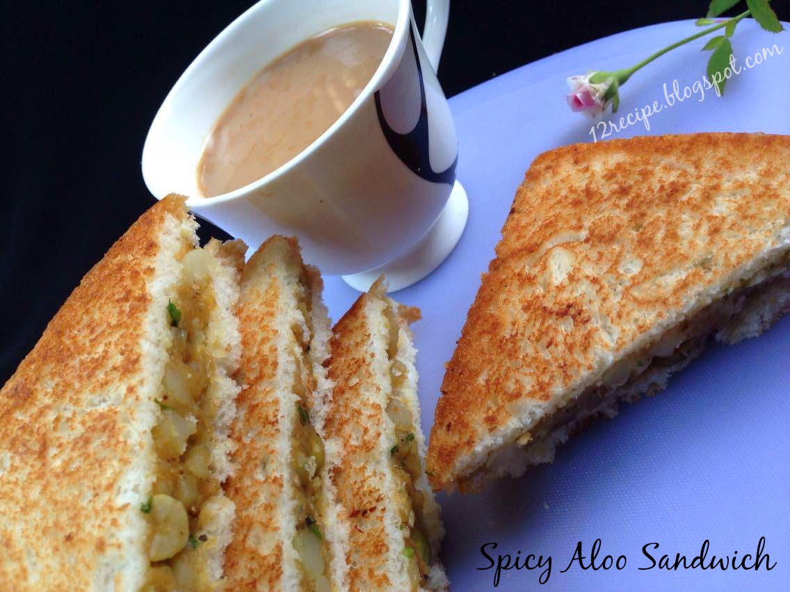 Spicy Potato(Aloo) Sandwich Recipe Book